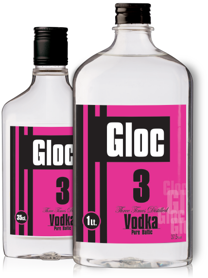 Gloc 3 | Vodka | Three Times Distilled | Pure Baltic